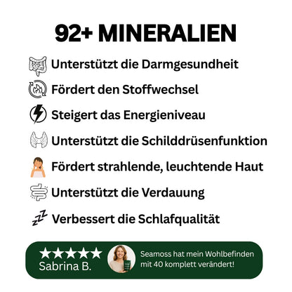 PureMoss Seamoss Kapseln | Nie wieder Blähbauch