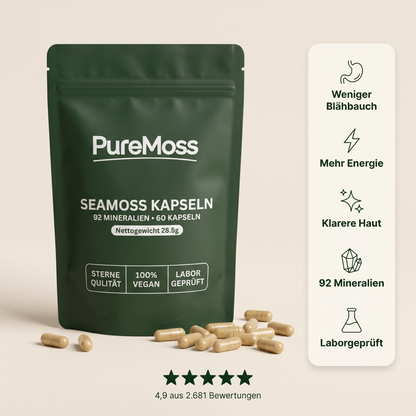 PureMoss Seamoss Kapseln